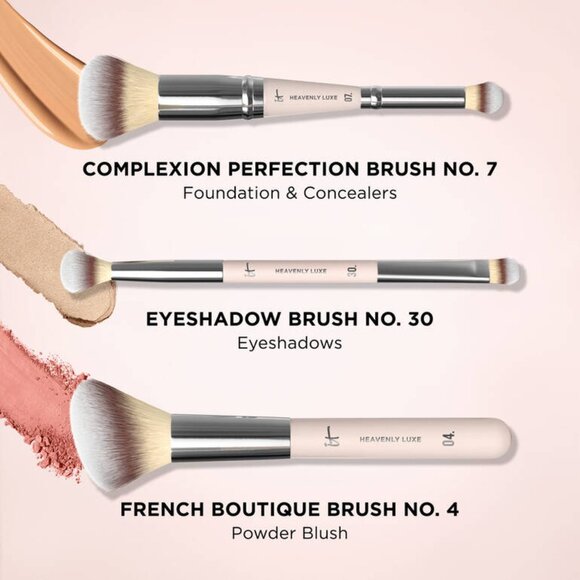 IT Cosmetics 4-Pc. Celebrate Creative Looks Makeup Brush Set - NEW - Picture 4 of 14